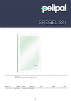 catalog illustration Spiegel mit LED